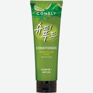 Кондиционер Consly с экстрактами водорослей и зеленого чая Матча для силы и блеска волос, 250мл
