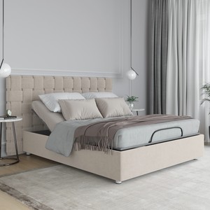 Lazurit Кровать для основания Royal Sleep System Брианна Бежевый 2070 мм 1550 мм 800 мм