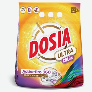 Стиральный порошок для цветного белья Dosia Color Ultra, 3 кг