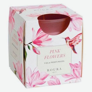 Свеча ароматическая Roura Розовые цветы, 7 см