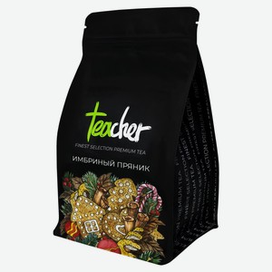 Чай черный TEACHER Имбирный пряник, 250 г