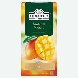 Чай чёрный Ahmad Tea Магия Манго, 25x1,5 г