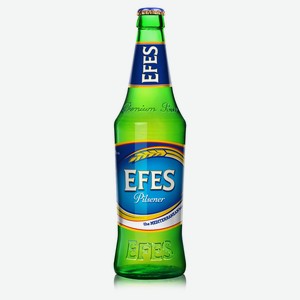 Пиво Efes Pilsner светлое фильтрованное 5%, 450 мл