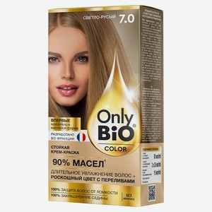 Крем-краска для волос «Фитокосметик» Only Bio Color Тон 7.0 Светло-русый, 115 мл