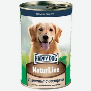 Корм для собак Happy Dog телятина с овощами 410г