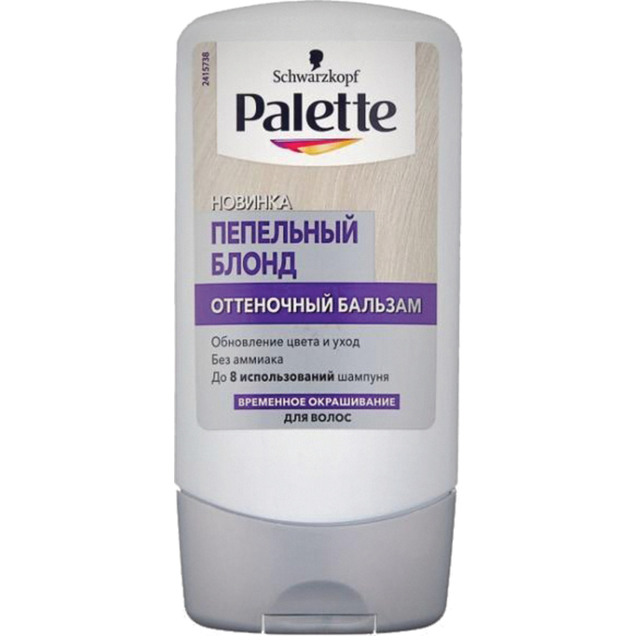 PALETTE ОТТЕНОЧНЫЙ БАЛЬЗАМ для волос Пепельный блонд, 150 мл