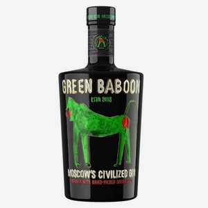 Джин Green Baboon 43% 0,5л