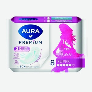 AURA Premium прокладки Super, 8шт