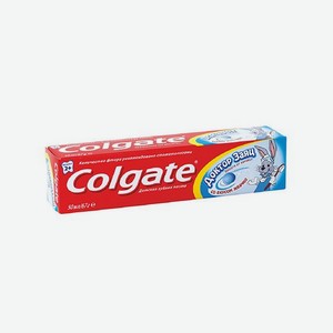 Зубная паста Детская Colgate Доктор Заяц со вкусом жвачки, 50 мл