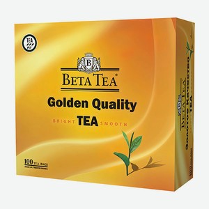 Чай черный  Золотое качество , ТМ  Бета ти , 100 пак.
