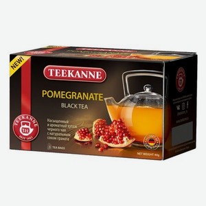 Чай черный Teekanne со вкусом граната 20 пакетиков