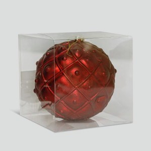 Шар елочный Unique Treasures PETG11-RM39AS красный 20 см