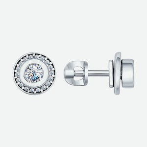Серьги Diamant из серебра с фианитами 94-122-01645-1