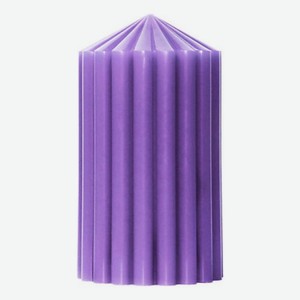 Свеча декоративная фактурная Фиолетовая: свеча 380г