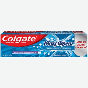 Паста зубная COLGATE®, Макс Фреш, Взрывная мята, 100мл