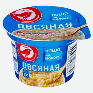 Каша АШАН Красная птица овсяная на молоке, 200 г