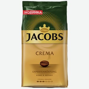 Кофе JACOBS Крема в зернах, 1кг