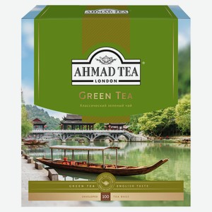 Чай зеленый Ahmad Tea, 100x2 г