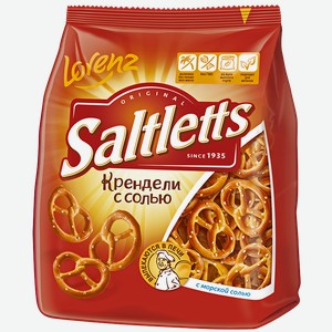 Крендель СОЛТЛЕТС, Лоренц, с солью, 150г