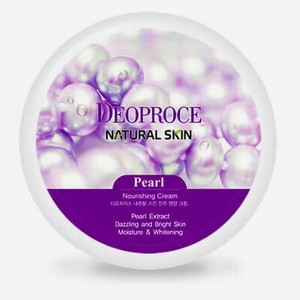 Крем для лица Deoproce Natural Skin Pearl питательный с экстрактом жемчуга, 100 г