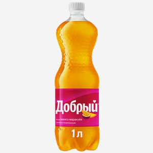 Напиток газированный ДОБРЫЙ манго-маракуйя, 1л