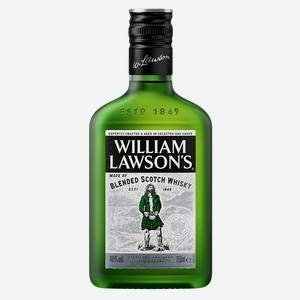 Виски WILLIAM LAWSONS 40%, 0,25л
