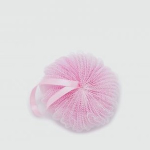Мочалка со шнуром розовая BASICARE Pumpkin Bath Sponge With Pink Ribbon-pink 1 шт
