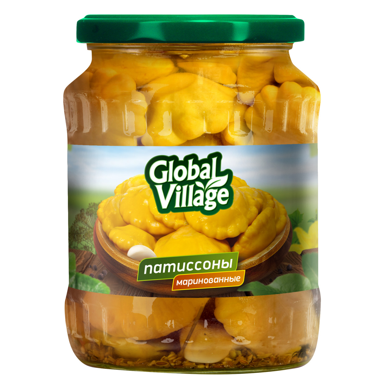 Маринованные патиссоны