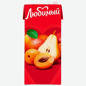 Напиток ЛЮБИМЫЙ абрикос-груша, 950мл