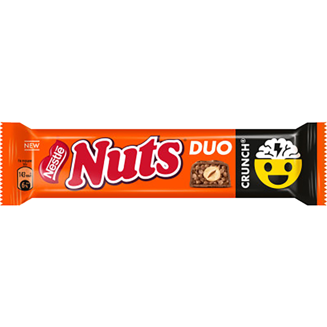 NUTS®. Crunch®. Конфета с фундуком и арахисом 60г