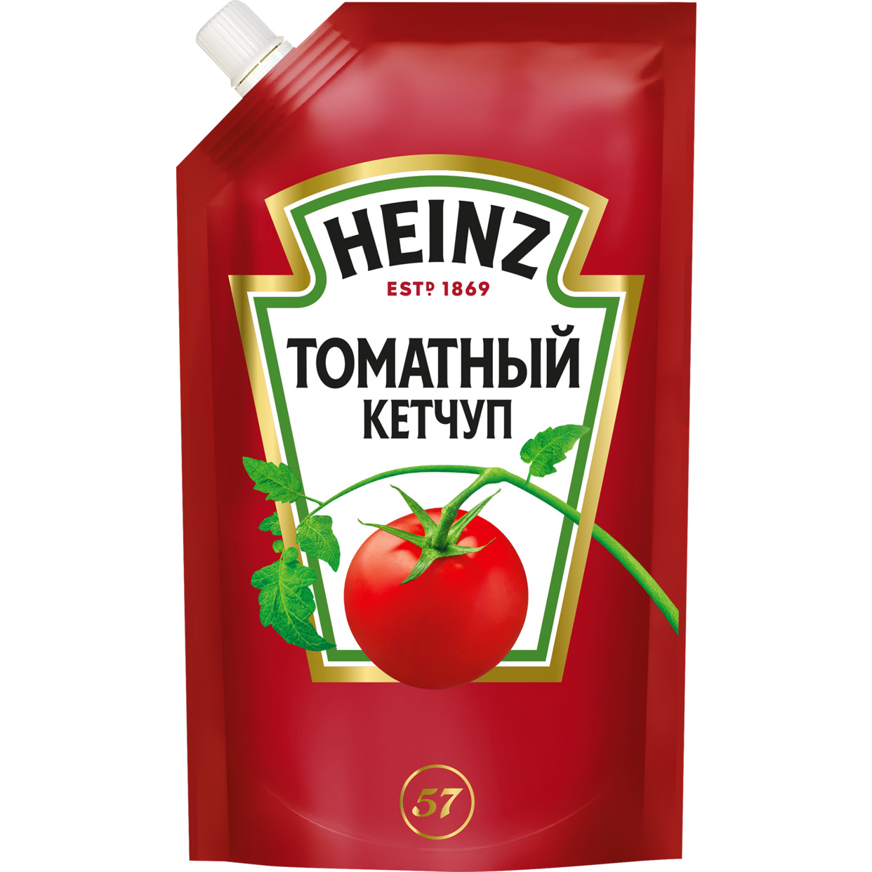 Кетчуп томатный Хайнц, 320 гр, дой-пак в магазине Пятёрочка - цена, где ...