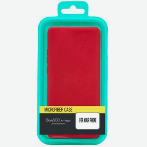 Чехол BoraSCO Microfiber Case для Apple iPhone 14 Pro красный