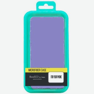 Чехол BoraSCO Microfiber Case для Apple iPhone 14 Plus лавандовый