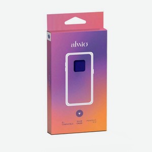 Чехол силиконовый Alwio для Oppo A15s, soft touch, тёмно-синий