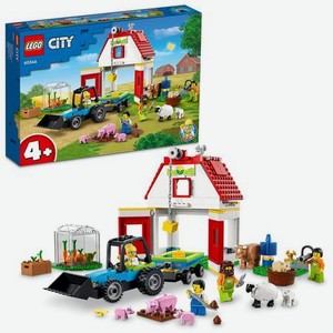 Конструктор LEGO City  Ферма и амбар с животными  60346