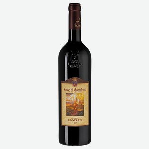 Вино БАНФИ Россо ди Монталчино красное сухое (Италия), 0,75л