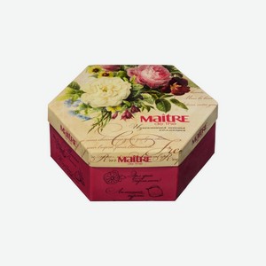 Чай ассорти Maitre de The Цветы 12 вкусов пакетированный 60х2 г