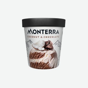 Мороженое Monterra Кокос Шоколад 263 г