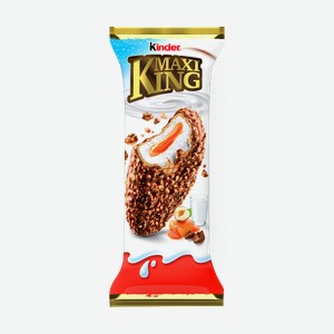 Пирожное бисквитное Kinder Maxi King орехи-карамель, 35 г