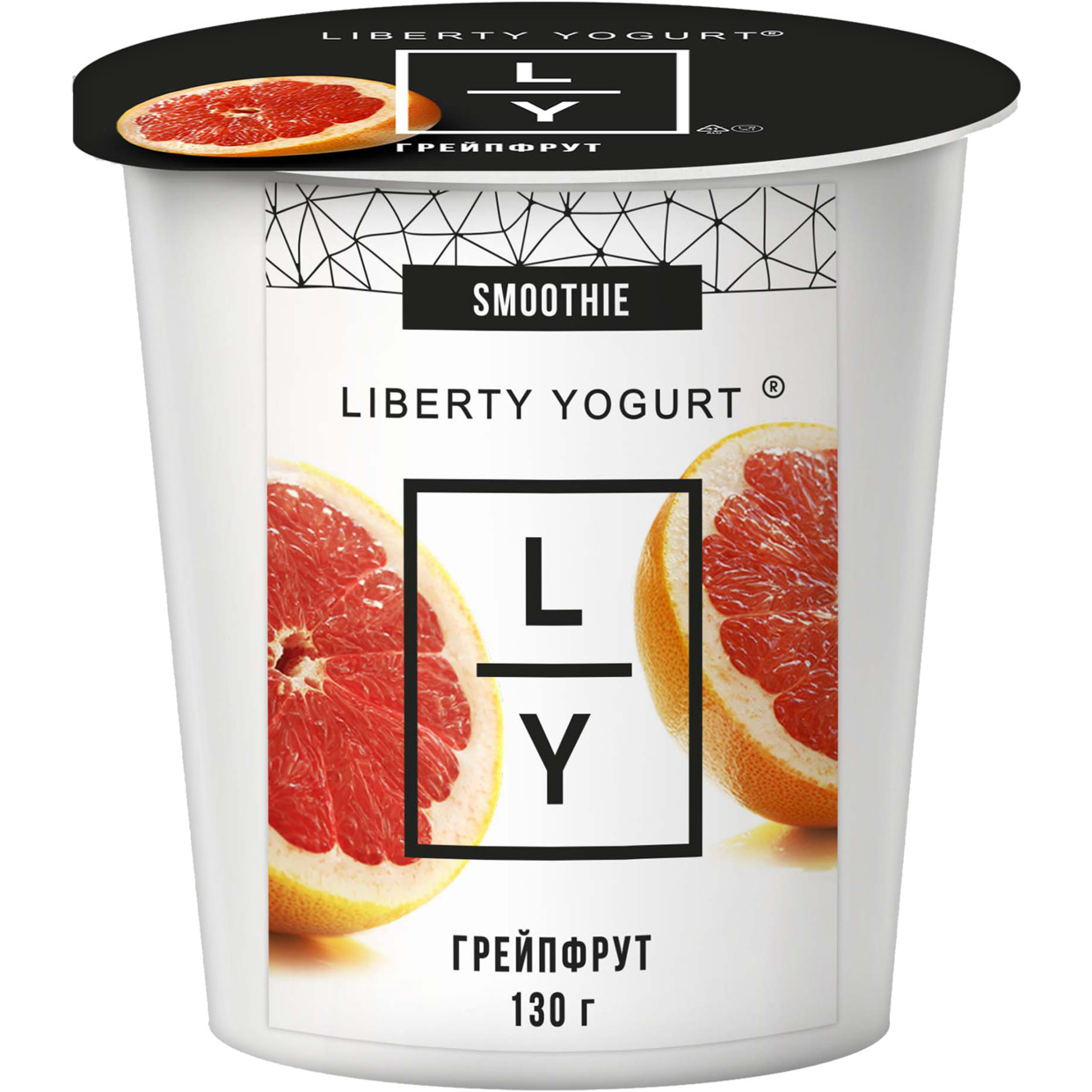 БЗМЖ Йогурт LIBERTY YOGURT с грейпфрутом 2,9% 130г