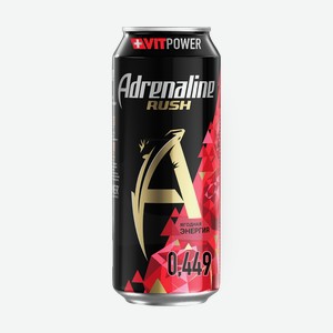 Энергетический напиток Adrenaline Rush Ягодная энергия, 449 мл