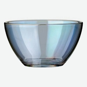 Салатник Glasstar голубой 16 х 11 х 16 см