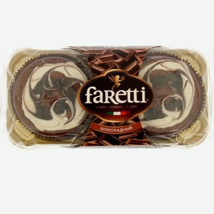 Пирожное Faretti шоколадное бисквитное 130 г