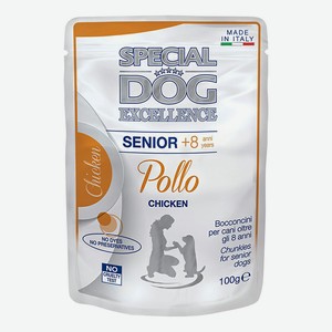 Влажный корм Special Dog Excellence Senior Pollo с курицей для собак 100 г