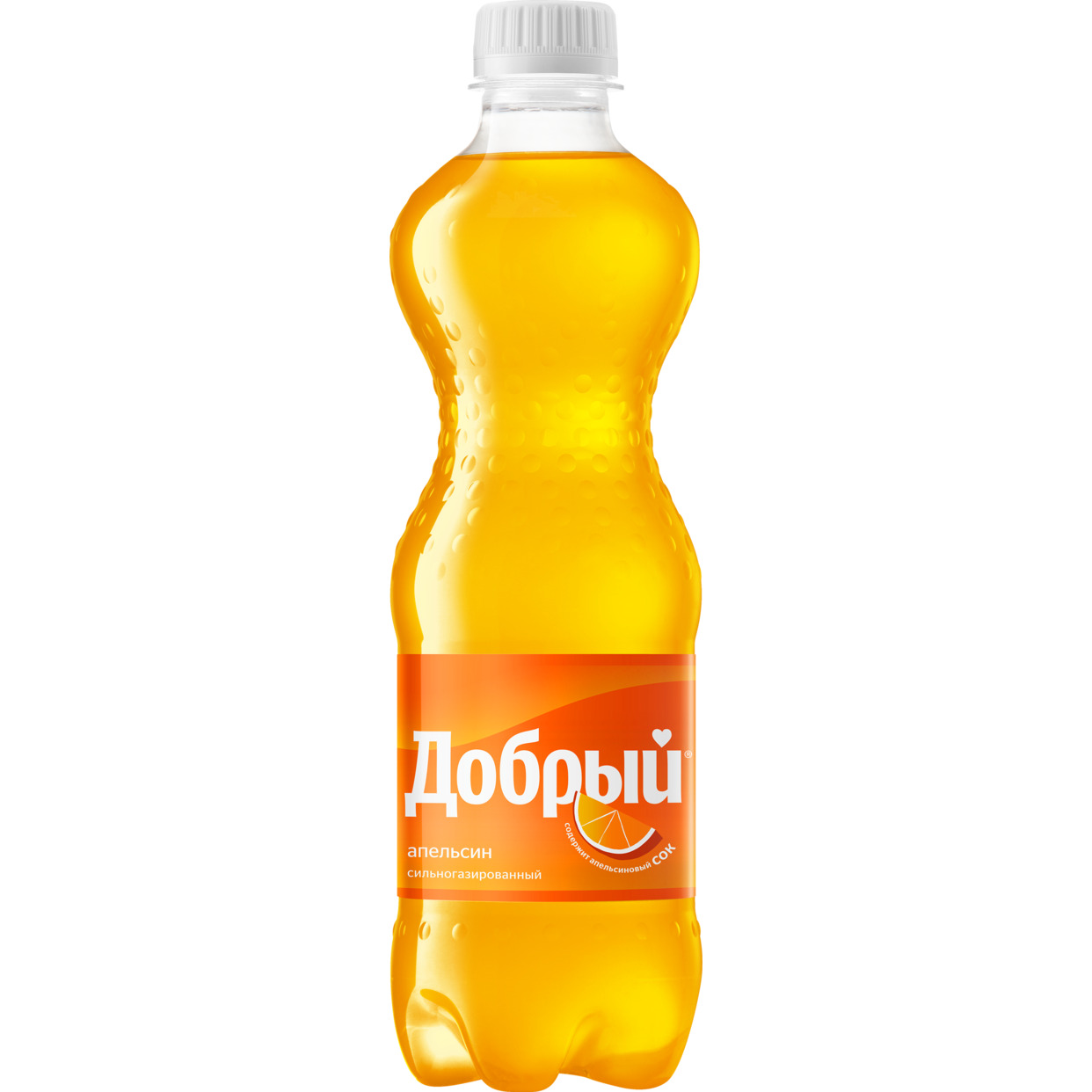 Напиток безалкогольный сильногазированный Добрый Апельсин с витамином С ...