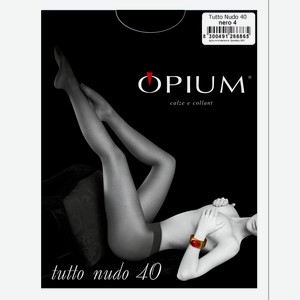 Колготки Opium Tutto Nudo 40den - Nero, Без дизайна, 4