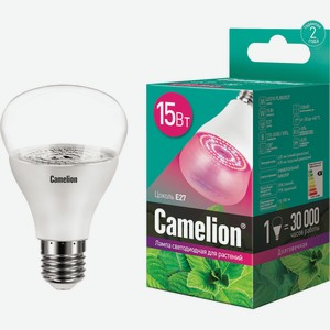 Эл.лампа светодиодная для растений 15Вт. 220В. Camelion LED15-PL/BIO/E27