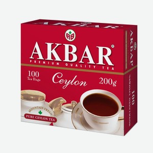 Чай черный Akbar Ceylon 100пак х 2г