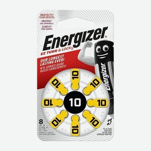 Батарейки для слуховых аппаратов Energizer 10 Zinc Air PS TL8