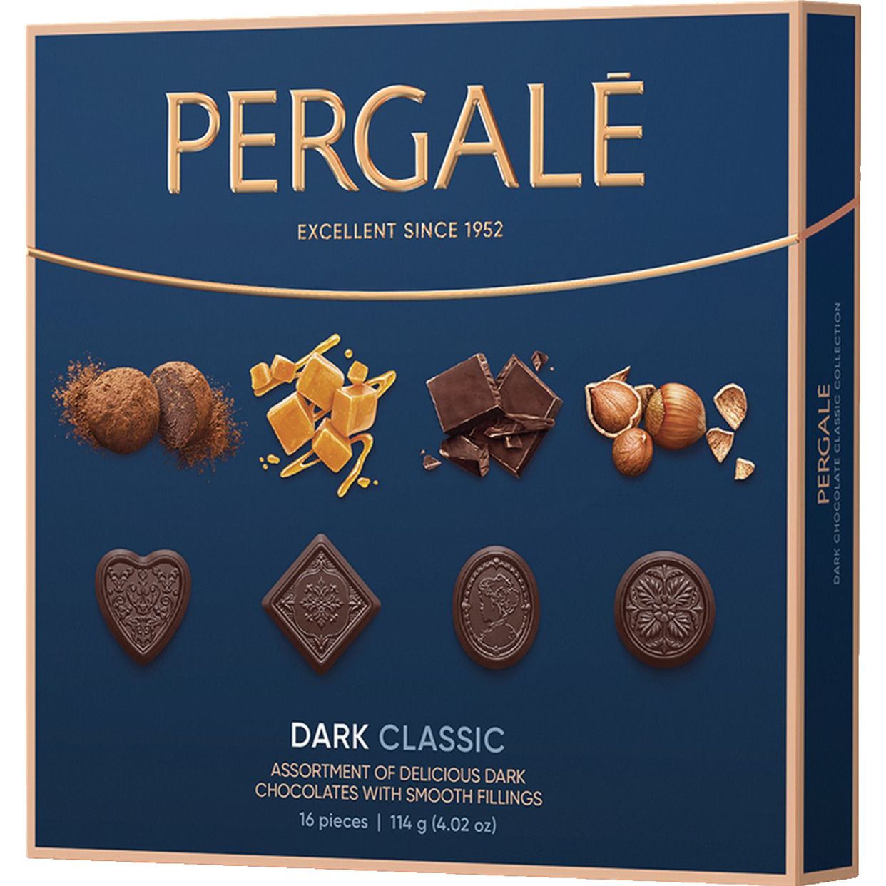Набор конфет Pergale из темного шоколада 114г